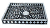 Mother of pearl inlay tray//Plateau incrusté en nacre