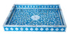 Mother of pearl inlay tray//Plateau incrusté en nacre