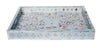 Mother of pearl inlay tray//Plateau incrusté en nacre