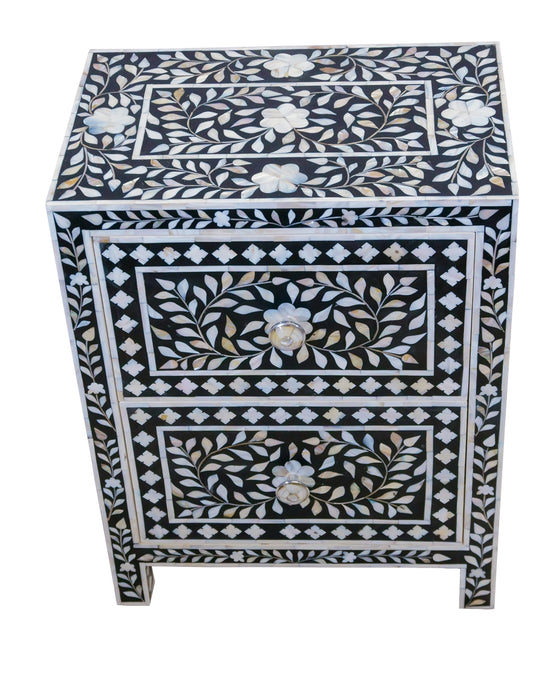 Mother of pearl bed side//Table de chevet en nacre