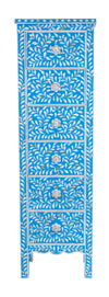 Mother of pearl narrow cabinet//Cabinet étroit en nacre