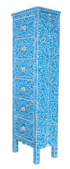 Mother of pearl narrow cabinet//Cabinet étroit en nacre