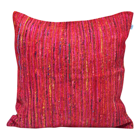 [[Square cushion: "fire coral"///Coussin carré : "fire coral"]]