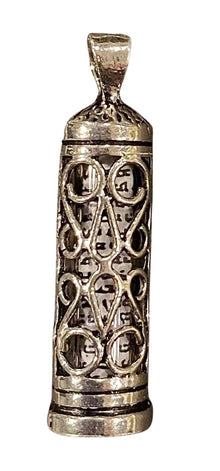 [[Sterling silver mezuzah pendant///Pendentif mezouzah en argent sterling]]
