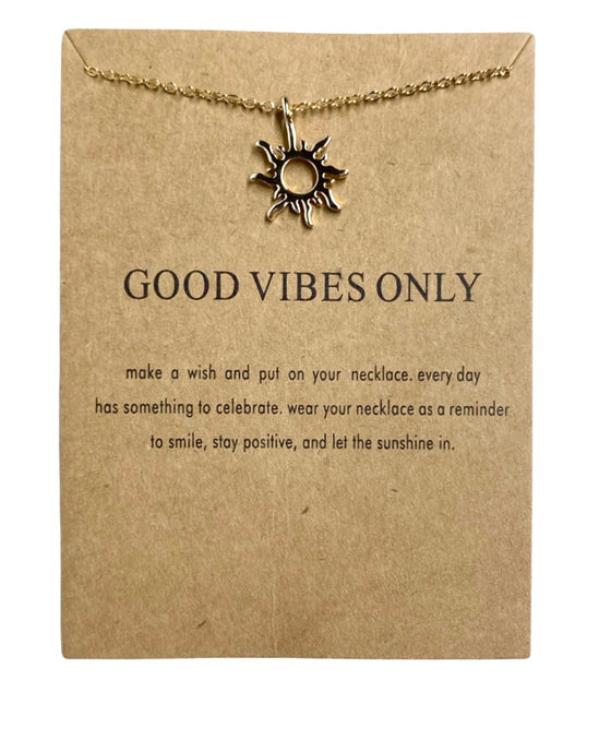 [[Good vibes only necklace///Collier de bonnes vibrations seulement]]