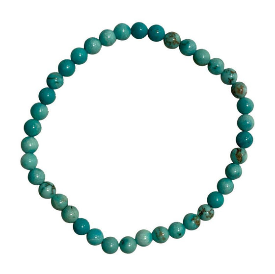 [[Natural stone turquoise bracelet///Bracelet en pierre naturelle de turquoise]]