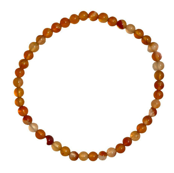 [[Natural stone carnelian bracelet///Bracelet en pierre naturelle de cornaline]]