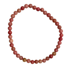  [[Natural stone rhodochrosite bracelet///Bracelet en pierre naturelle de rhodochrosite]]