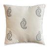 [[Paisley : Hand block printed cushion///Paisley : Coussin imprimé à la main]]