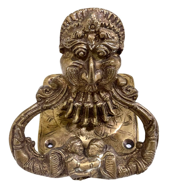 [[Brass door knocker///Heurtoir de porte en laiton]]