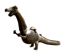  [[Old brass Bastar tribal art dinosaur statue///Vieille statue de dinosaur en cuivre d'art tribal Bastar]]