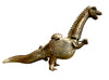 [[Old brass Bastar tribal art dinosaur statue///Vieille statue de dinosaur en cuivre d'art tribal Bastar]]