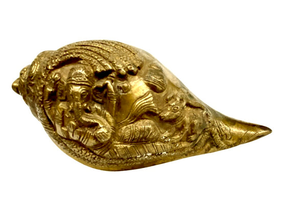 [[Decorative brass shell///Coquillage décoratif en laiton]]
