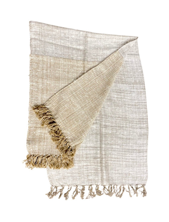 [[Throw blanket : "champagne"/// Couverture jetée : "champagne"]]