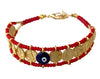 [[Evil eye coin bracelet///Bracelet de pièces de monnaie avec le mauvais œil]]