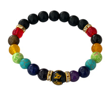  [[Healing chakra bracelet - black///Bracelet chakra de guérison - noir]]