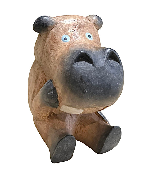 [[Wooden Hippo///Hippopotamme en Bois]]