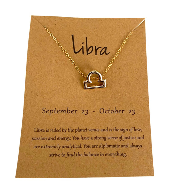 [[Zodiac necklace : Libra///Collier du zodiaque : Balance]]