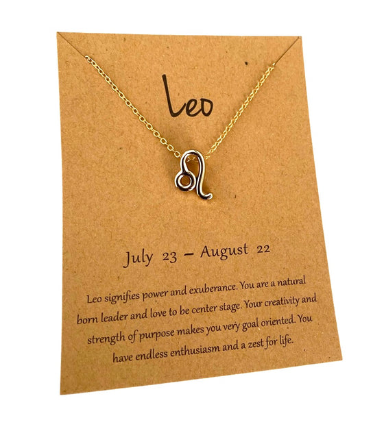 [[Zodiac necklace : Leo///Collier du zodiaque : Lion]]