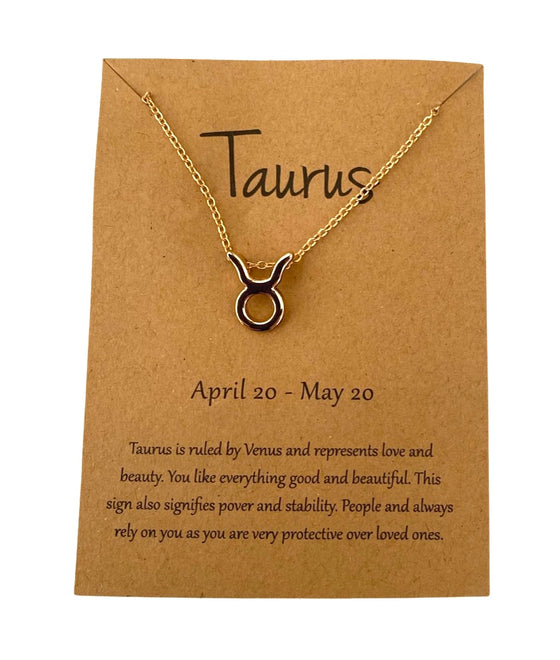 [[Zodiac necklace : Taurus///Collier du zodiaque : Taureau]]