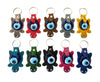 [[Evil eye leather turtle key chain///Porte-clés en cuir mauvais œil en forme de tortue]]