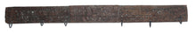  [[Old teak panel with hooks///Ancien panneau en teck avec crochets]]