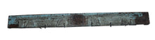  [[Old teak panel with hooks///Ancien panneau en teck avec crochets]]
