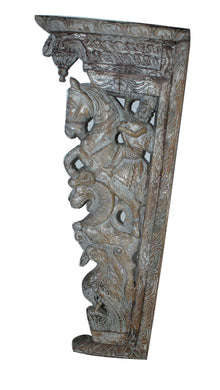  [[Hand carved vintage horse panel///Panneau de cheval vintage sculpté à la main]]