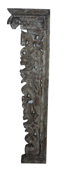  [[Hand carved vintage horse panel///Panneau de cheval vintage sculpté à la main]]