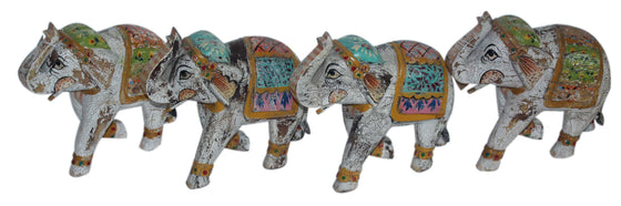 [[Vintage white elephant statue///Vieille statue d'éléphant en blanc]]