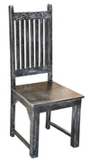 [[Charcoal Jali chair///Chaise Jali charbon]]