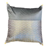 [[Silk and brocade cushion with pompoms///Coussin en soie et brocart avec pompons]]