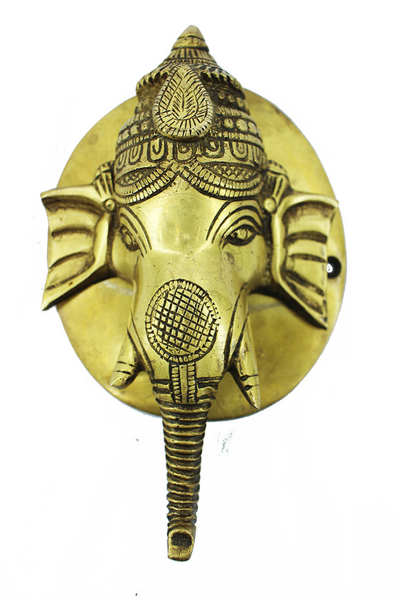 [[Elephant brass door knocker///Heurtoir de porte en laiton en forme d'éléphant]]