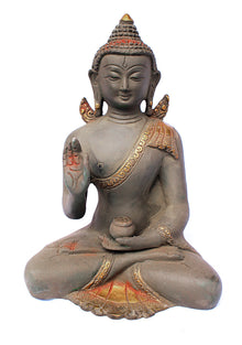 Antique gray and gold Buddha