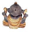 [[Antique black and gold brass Ganesh statue///Statue de Ganesh en laiton noir et or antique]]