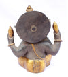 [[Antique gray and gold brass Ganesha///Ganesha en laiton gris et or antique]]
