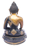 [[Antique gold brass Buddha statue///Statue de Bouddha en laiton doré antique]]