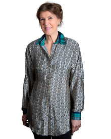  [[Ekiya : Polysilk shirt with belt///Ekiya : chemise avec ceinture en polyester et soie]]