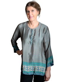  [[Isha : Polysilk blouse///Isha : Blouse en polyester et soie]]