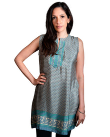  [[Isha: Polysilk sleeveless tunic///Isha: tunique sans manches en polyester et soie]]
