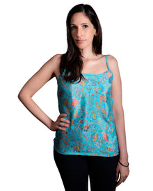  [[Ela: Poly-silk top///Ela : Débardeur en polyester et soie]]