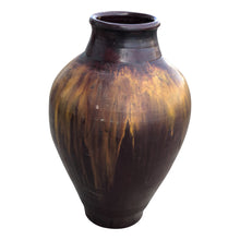  [[Brown yellow handmade turkish terracotta pot///Pot en terre cuite marron jaune turque fait à la main]]