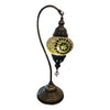 [[Small amber mosaic table light///Petite lampe de table en mosaïque ambre]]