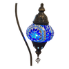 [[Blue mosaic table light///Lampe de table en mosaïque bleue]]