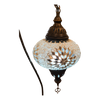 [[White mosaic table light///Lampe de table en mosaïque blanche]]