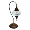 [[White mosaic table light///Lampe de table en mosaïque blanche]]