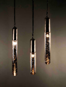  [[Single glass hanging light///Suspension en verre simple]]