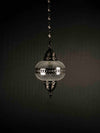 [[Metal single globe hanging light///Lampe suspendue à globe unique en métal]]