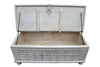[[Whitewashed vintage Pitara chest///Coffre Pitara vintage blanchie à la chaux]]