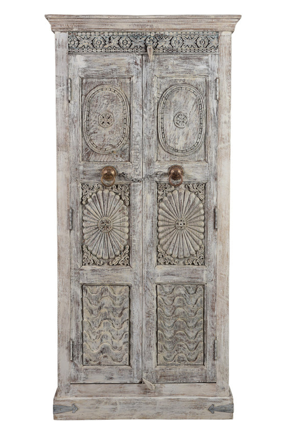[[Vintage cabinet with old teak doors///Armoire vintage avec de vieilles portes en teck]]
